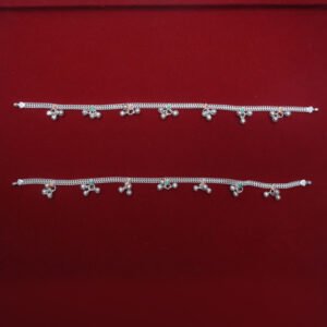 Silver Payel Anklets 2 - Hover