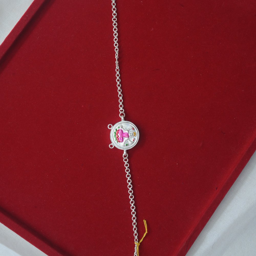 Silver Lakshmi Armlet - Image 3