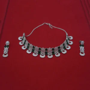 Dukhsan Overseas AD Necklace Set – Designer Collection 02