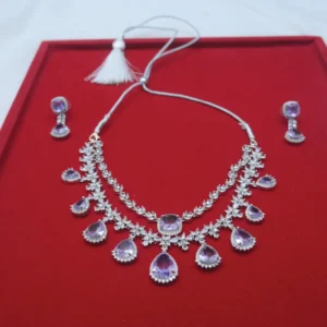 Dukhsan Overseas AD Necklace Set – Designer Collection 03